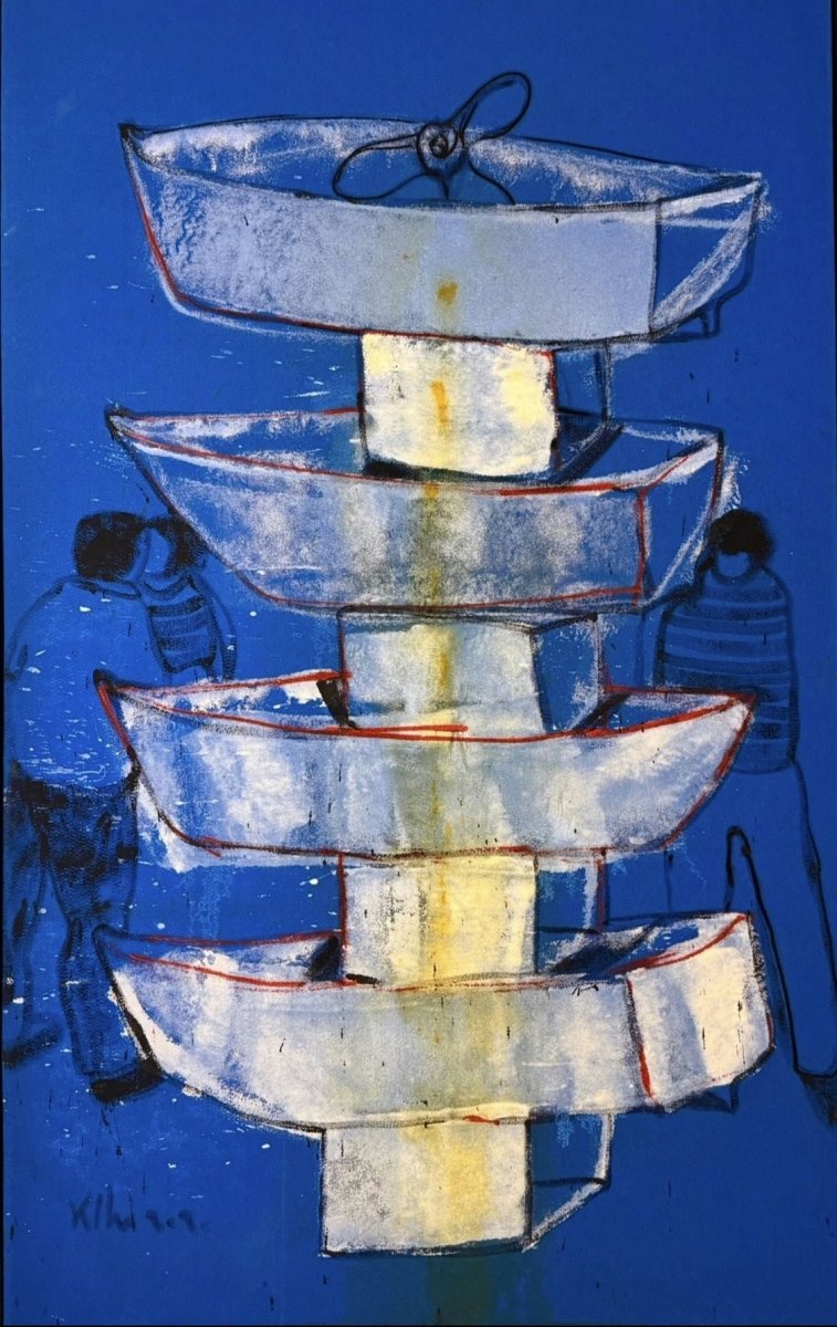 ALEXIS LEIVA MACHADO “KCHO” (b. 1970) – Untitled, 2020 - Del Amo Art Gallery
