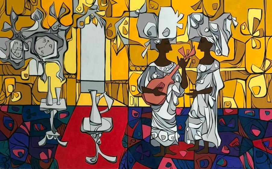 CUNDO BERMÚDEZ (1914–2008) – Untitled, 1987 - Del Amo Art Gallery