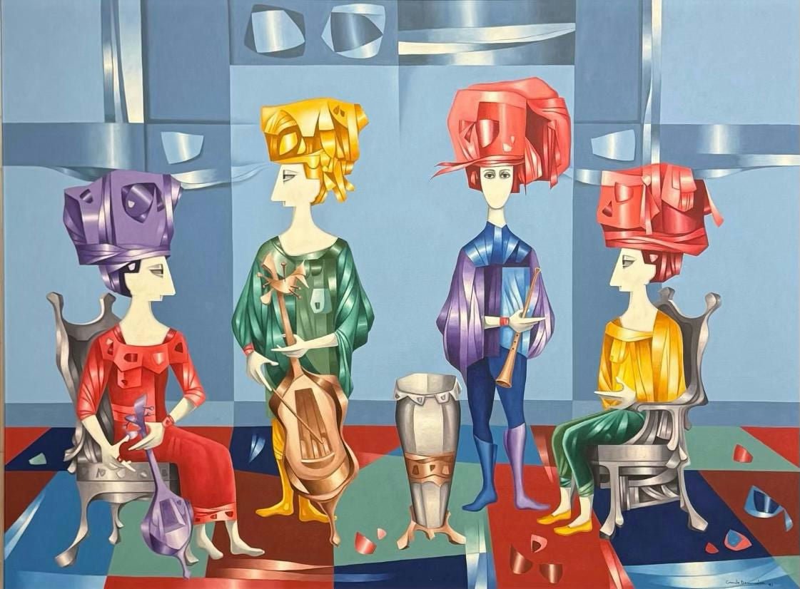 CUNDO BERMÚDEZ (1914–2008) – Untitled, 1991 - Del Amo Art Gallery