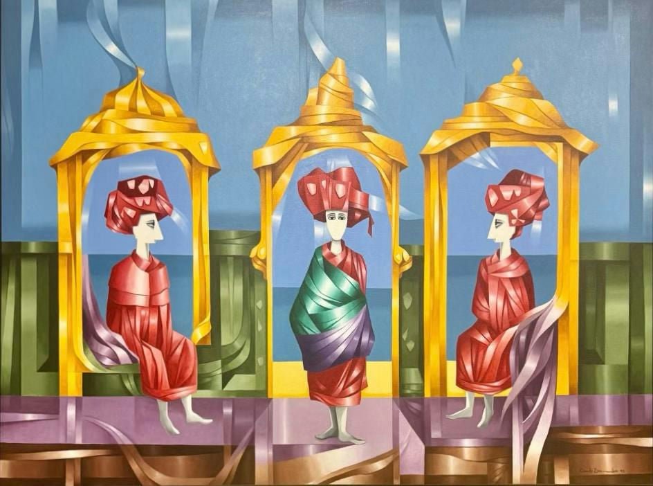 CUNDO BERMÚDEZ (1914–2008) – Untitled, 1992 - Del Amo Art Gallery