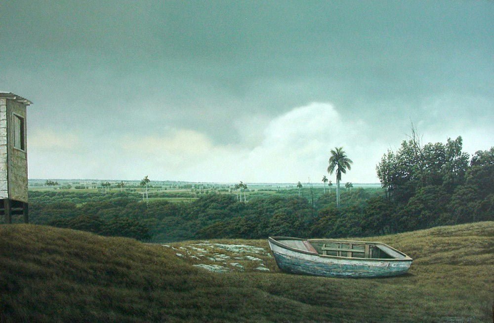 DIEGO TORRES (b. 1975) – Con los Pies Secos Aun, 2003 - Del Amo Art Gallery