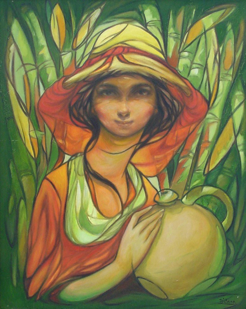 FERNANDO DE CASO (b. 1965) – La Aguadora, 2000 - Del Amo Art Gallery