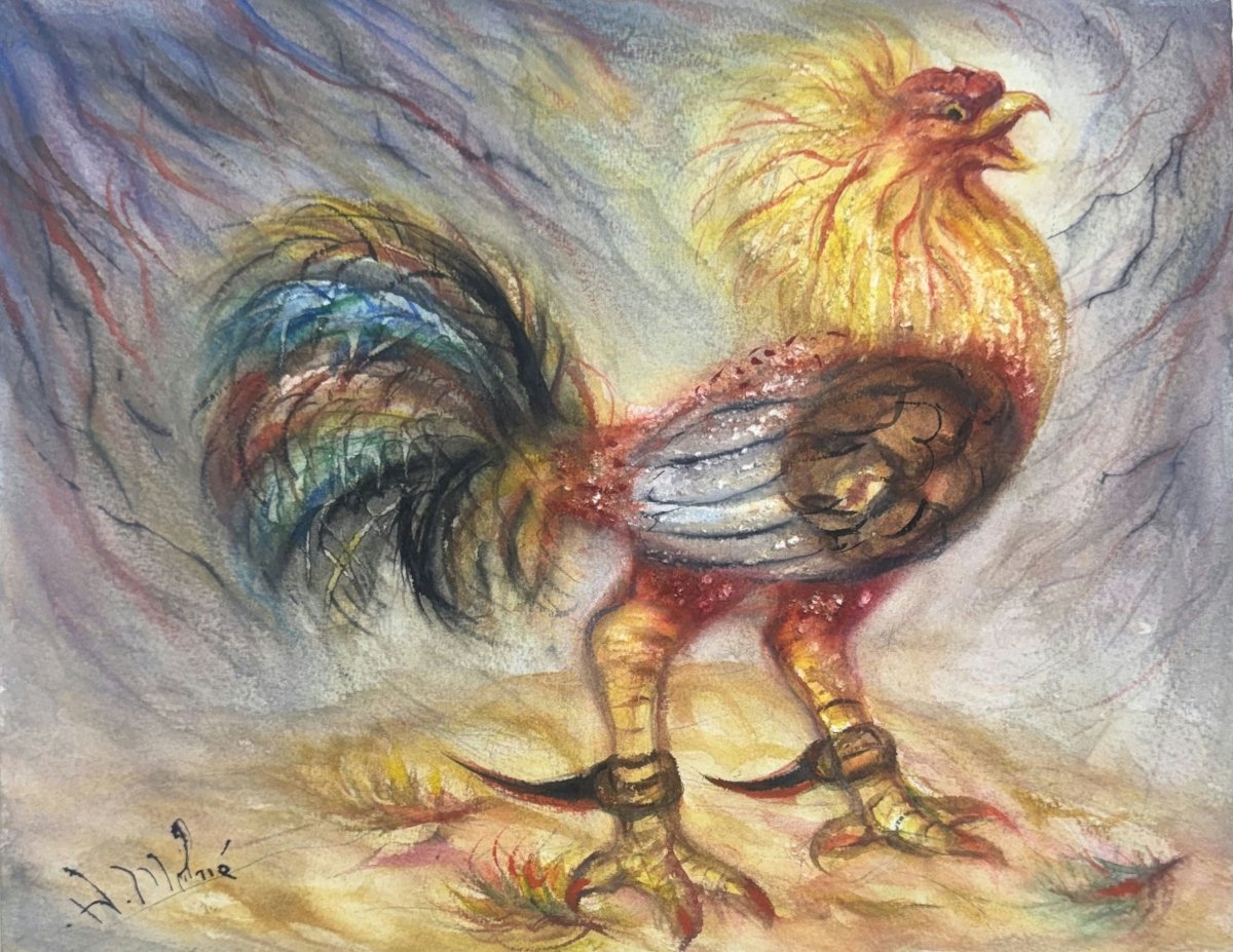 HECTOR MOLNÉ (b. 1958) – Gallo, 2013 - Del Amo Art Gallery