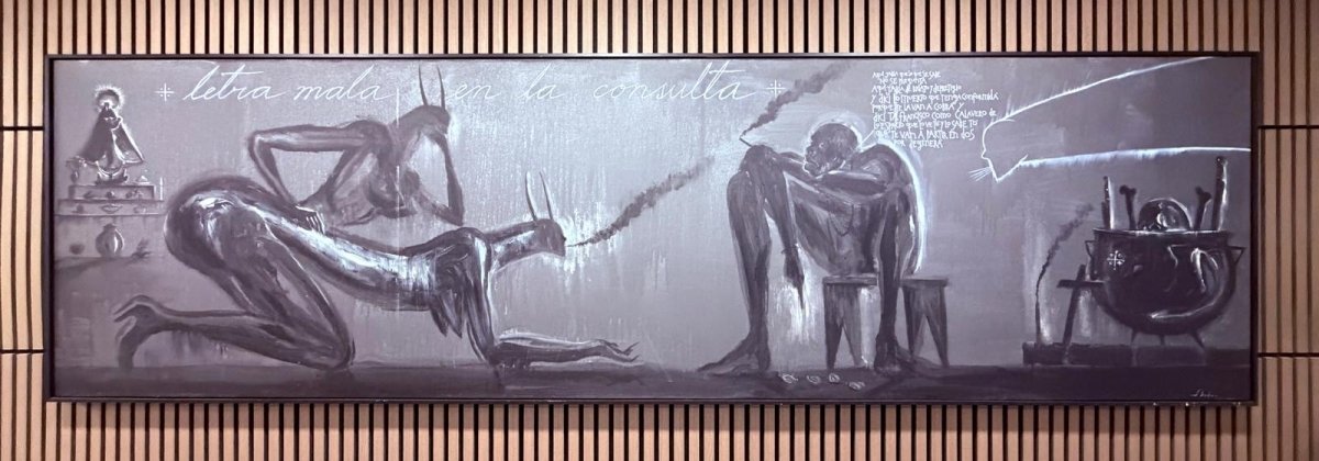 JOSE BEDIA (b. 1965) – Letra Mala en la Consulta, 2013 - Del Amo Art Gallery