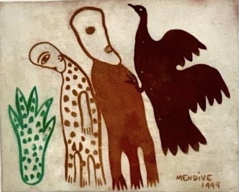 MANUEL MENDIVE (b. 1944) – Untitled, 1999 - Del Amo Art Gallery