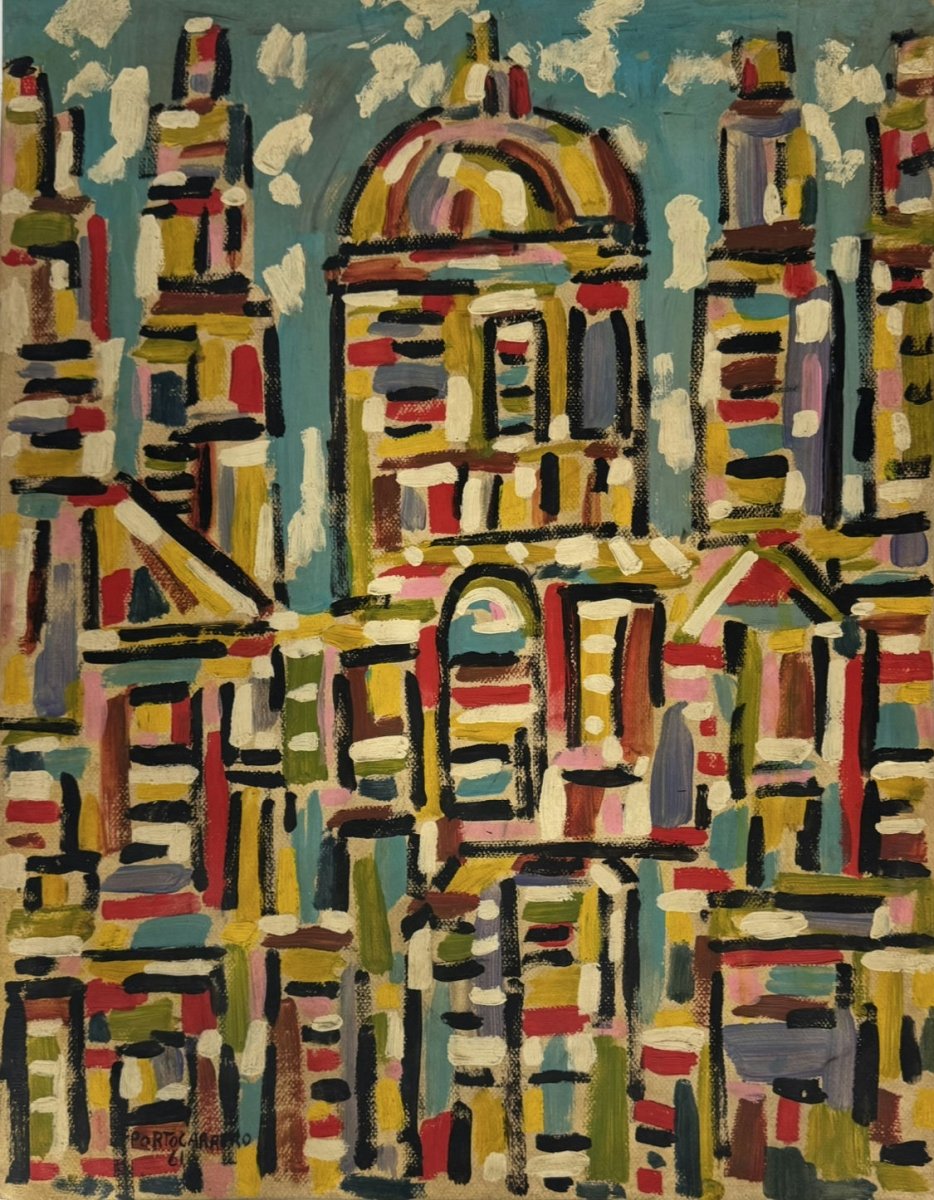 RENÉ PORTOCARRERO (1912–1985) – Catedral, 1961 - Del Amo Art Gallery