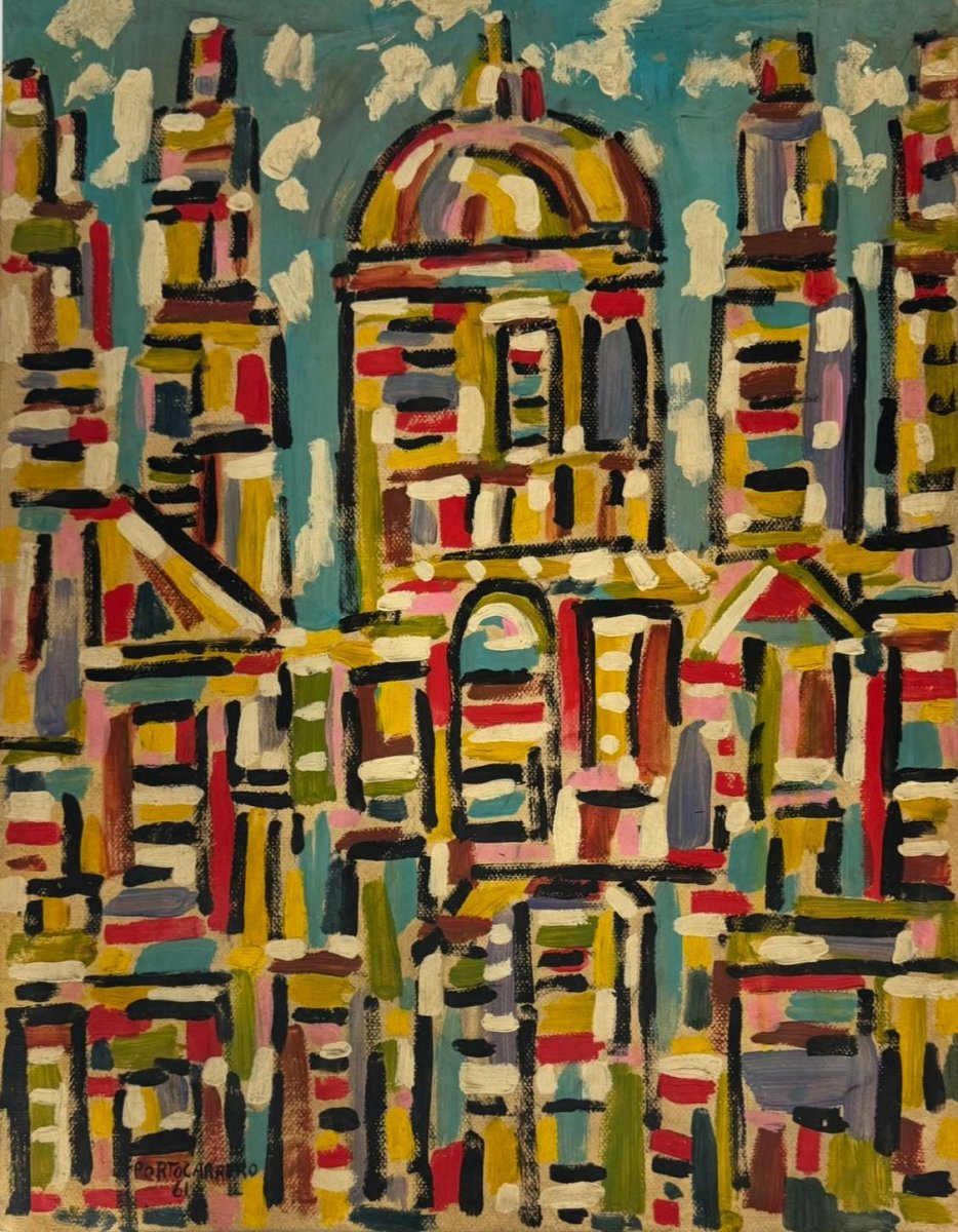 RENÉ PORTOCARRERO (1912–1985) – Catedral, 1961 - Del Amo Art Gallery