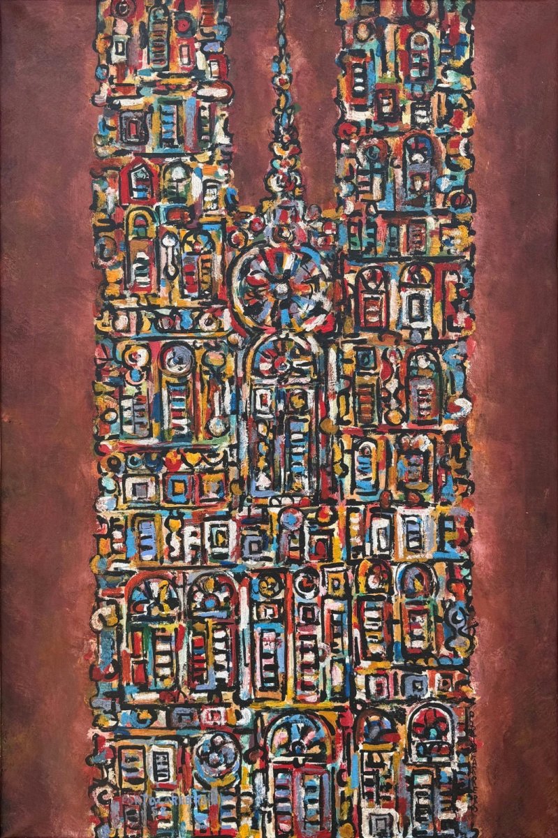 RENE PORTOCARRERO (19121985) – Catedral, 1958 - Del Amo Art Gallery