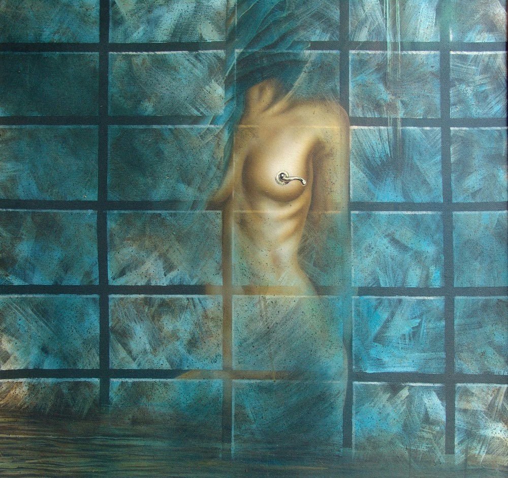REYNOLD CAMPBELL (b. 1960) – Retoño Taciturno ante la Puerta de Servicio, 1995 - Del Amo Art Gallery